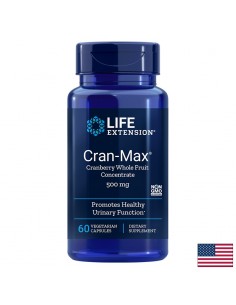 Cran-Max® Cranberry Concentrate/ Червена боровинка 500 mg x 60 капсули - Червена боровинка