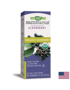 Самбукус Оргáник сироп с черен бъз - Sambucus Organic Syrup, 120 ml