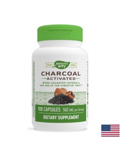 activated-charcoal-aktiven-vaglen-280-mg-100-kapsuli - Детоксикация