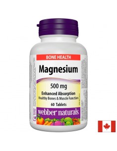 Магнезий, 500 mg x 60 таблетки с оптимална абсорбция