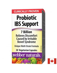 Пробиотик при раздразнено дебело черво - Probiotic IBS Support, 7 млрд. активни пробиотици, 30 капсули