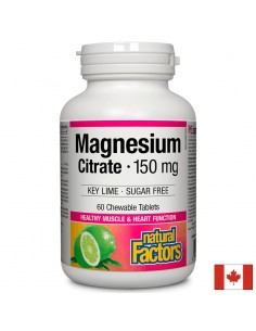 Magnesium Citrate/ Магнезий (цитрат) 150 mg х 60 дъвчащи таблетки - Магнезий