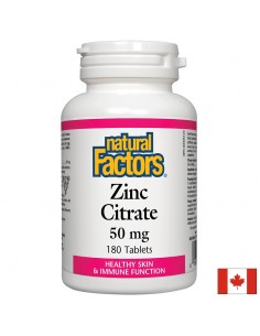 Zinc Citrate / Цинк (цитрат) 50 mg х 180 таблетки - Грижа за очи и зрение