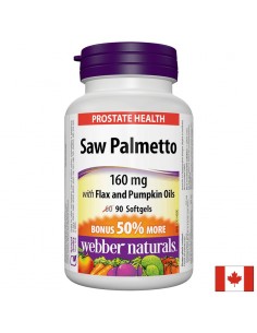 Saw Palmetto With Flax And Pumpkin Oils / Сао палметто (с ленено и тиквено масло), 90 софтгел капсули
