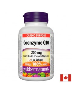 Coenzyme Q10 / Коензим Q10, 200 mg, 60 софтгел капсули