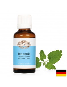 Вода за уста с ратания - Срещу зъбна плака и лош дъх, 30 ml - По здравно направление