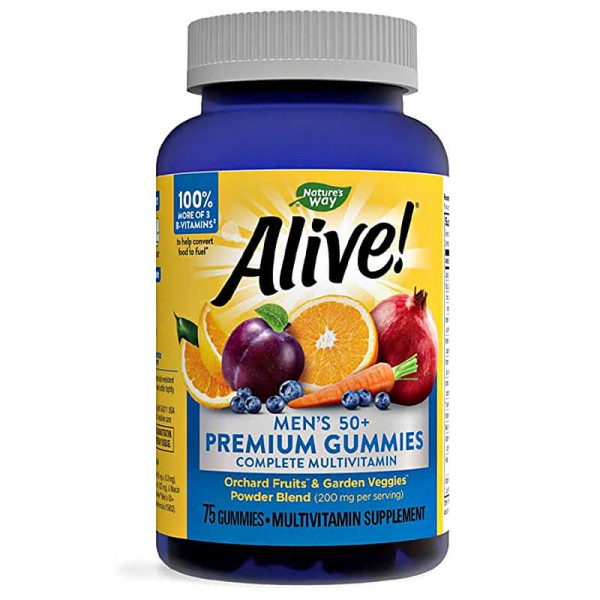 Alive! Men’s 50+ Premium Gummies...