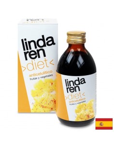 Антицелулитна билкова формула - Anticelulítico con extractos vegetales y L-carnitina Lindaren - 250 ml - Целулит