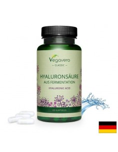 Hyaluronsӓure / Хиалуронова киселина, 60 капсули, 100% Vegan - Грижа за очи и зрение