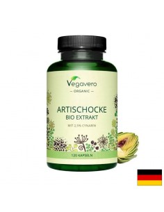 Artischocke Bio Extrakt / БИО Артишок екстракт, 120 капсули, 100% Vegan - Запек