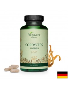 Cordyceps Sinensis Extrakt / Кордицепс екстракт, 120 капсули, 100% Vegan - Дихателна система