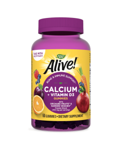 Калций + Витамин D3 Алайв - Alive! Calcium + Vitamin D3 Gummies, 60 желирани таблетки 2 - По здравно направление