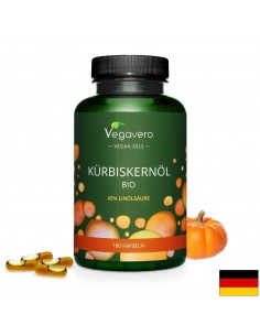 Кürbiskernöl Bio / Масло от био тиквено семе, 180 капсули, 100% Vegan - Менопауза