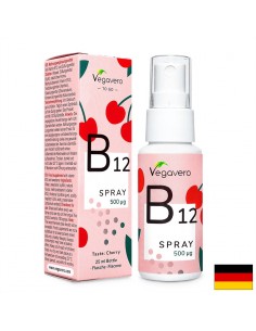 Витамин В12 (Метилкобаламин), спрей за уста, 25 ml, 100% веган - Витамин B