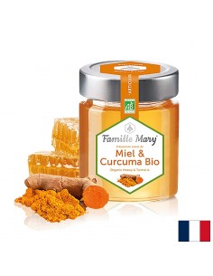 Мед и куркума био - Miel & Curcuma Bio, 170 g - Пчелни продукти