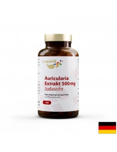 Auricularia (Judasohr) extrakt / Аурикулария (Юдино ухо) 500 mg, 100 капсули - Антиоксиданти