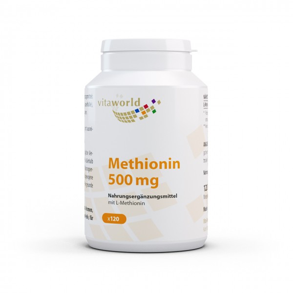 Methionin / Метионин 500 mg, 120 капсули