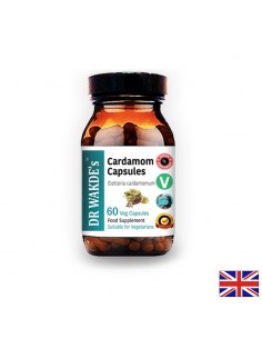 Кардамон (Cardamom) - за стомах, бял дроб и сърце, 60 капсули - Черен дроб