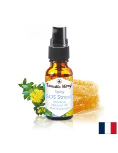 Антистрес спрей за уста със златен корен и витамин В6 - SOS Stress Rhodiola, Vitamin B6, Miel d’oranger, 20 ml - Златен Корен/ Родиола