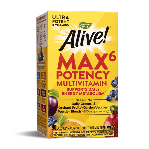 Alive!® Max6 Max Potency Multivitamin...