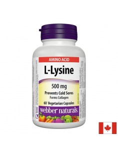 L-Lysine 500 mg - Л-лизин – Имунна система, 60 капсули