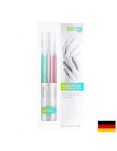 Комплект заздравител за нокти дуо с калций и биотин - MED Nagelhärter Duo-Set, 2 х 2 ml - Коса, кожа, нокти