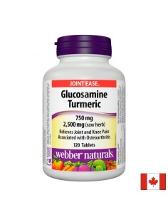 Glucosamine Turmeric - Глюкозамин Сулфат + Kуркума - Здрави стави, 120 таблетки