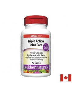 MoveEase™ Triple Action Joint Care – Тройна грижа за ставите с колаген, бор и хиалуронова киселина, 75 каплети