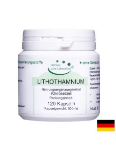 Lithothamnium - Литотамниум (червени водорасли), 120 капсули - Кости и стави