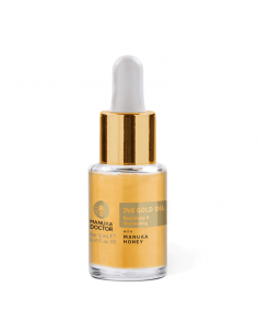 24К Gold Oil with Manuka Honey - Масло за лице с 24К злато и мед от манука, 12 ml 2 - Пчелни продукти
