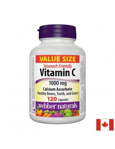 Vitamin C Calcium Ascorbate – Витамин С (калциев аскорбат) 1000 mg, 120 капсули