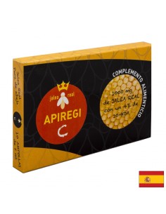 Пчелно млечице за силен имунитет и жизненост - Jalea real Apiregi C, 10 бр. ампули х 5 ml - Пчелни продукти