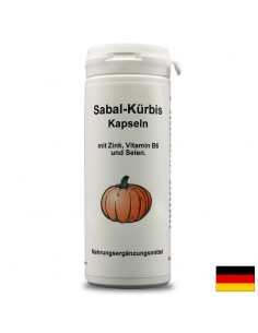 Sabal-Kürbis - Сао Палмето с тиквени семена, витамини и минерали, 100 капсули