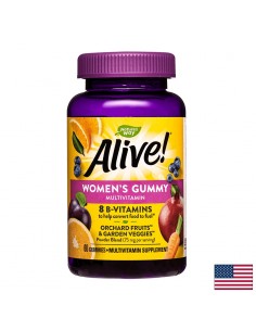 Мултивитамини за жени Алайв - Alive! Women’s Gummy Multivitamin, 60 желирани таблетки 2