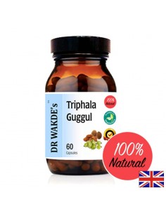 Трифала Гугул (Triphala Guggul) - При висок холестерол, затлъстяване и хемороиди, 60 капсули - Антиоксиданти