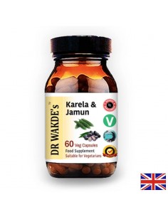 Карела & Ямун (Karela & Jamun) - за контрол на диабета и намаляване на кръвната захар, 60 капсули - Язва