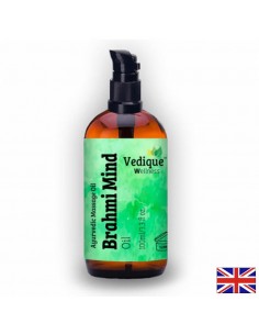Масажно масло от Брахми (Brahmi) - при стрес, депресия и слаба памет, 100 ml - Масажни масла