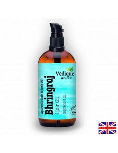 Масло Брингарадж (Bhringraj) - при косопад, пърхот и изтощена коса, 100 ml - Масло