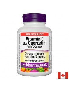 Vitamin C plus Quercetin - Витамин С 500 mg + кверцетин 250 mg, 100 капсули - Витамин C