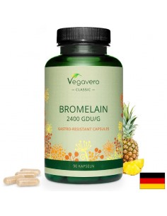 БРОМЕЛАИН - BROMELAIN, 90 капсули - Ензими
