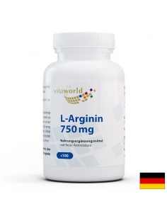Поддържа мускулите - Л-Аргинин, 750 mg х 100 капсули - Спортни добавки