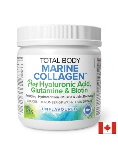 Рибен колаген на прах + хиалуронова киселина, глутамин и биотин - Total Body Collagen™, 135 g - Клетъчно здраве