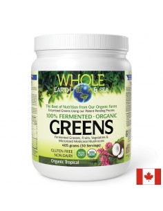 100% ферментирали органик растителни храни, с тропически вкус Whole Earth & Sea, 390 g прах - Стомашно-чревен тракт