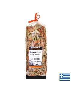 Трицветна критска паста с три вкуса – спанак, домат и чушка, 500 g - Хляб и тестени изделия