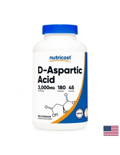 Мъжко здраве - D-Аспарагинова киселина, 3000 mg/180 капсули - Спортни добавки