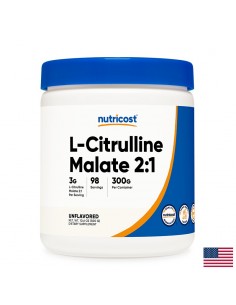 Мускулна маса - Л-Цитрулин (малат)  L-Citrulline, 300 g - Спортни добавки
