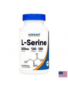 Памет и концентрация - Л-Серин (L-Serine), 500 mg/120 капсули - Безсъние, проблеми със съня