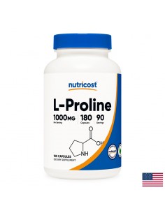 Кости и стави - Л-Пролин (L-Proline), 500 mg/180 капсули, 90 дози - Сърдечно-съдова система