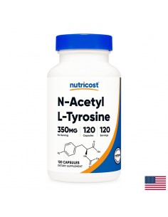 Нервна и мозъчна дейност - Н-Ацетил Л-Тирозин (N-Acetyl L- Tyrosine), 120 капсули - Безсъние, проблеми със съня