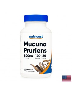 Стрес и безпокойство - Мукуна/ Кадифен боб (Mucuna Pruriens), 400 mg x 120 капсули - Безсъние, проблеми със съня